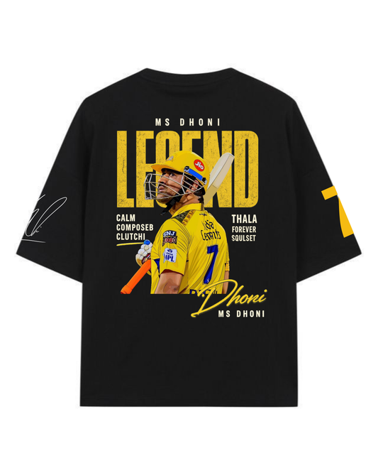 Mahi - The Legend Oversized Tshrit