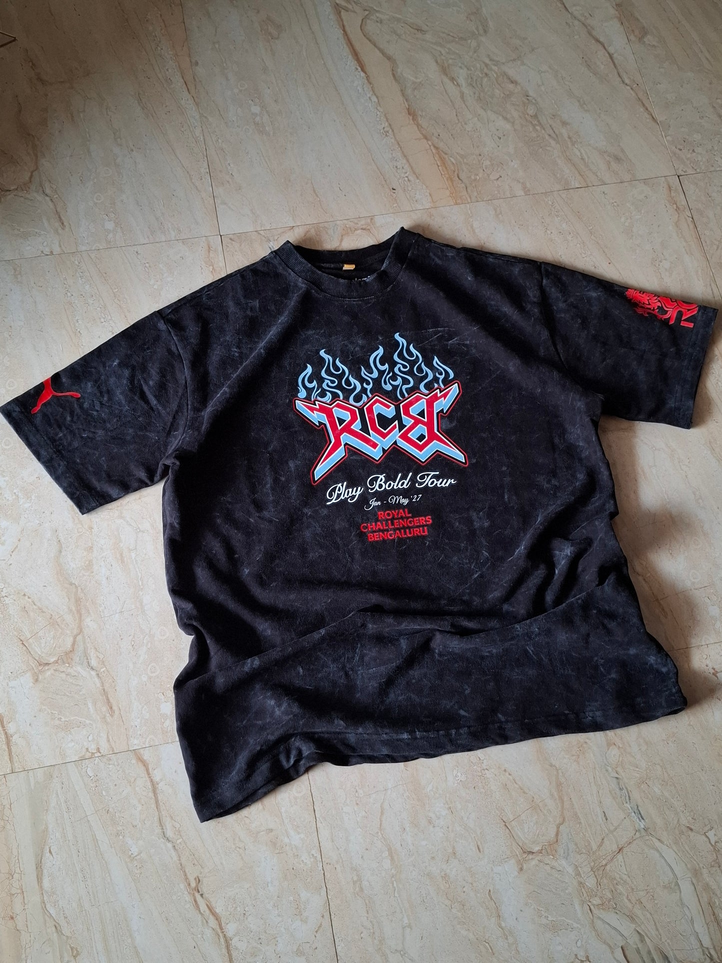 Customized RCB Oversized Tshirt
