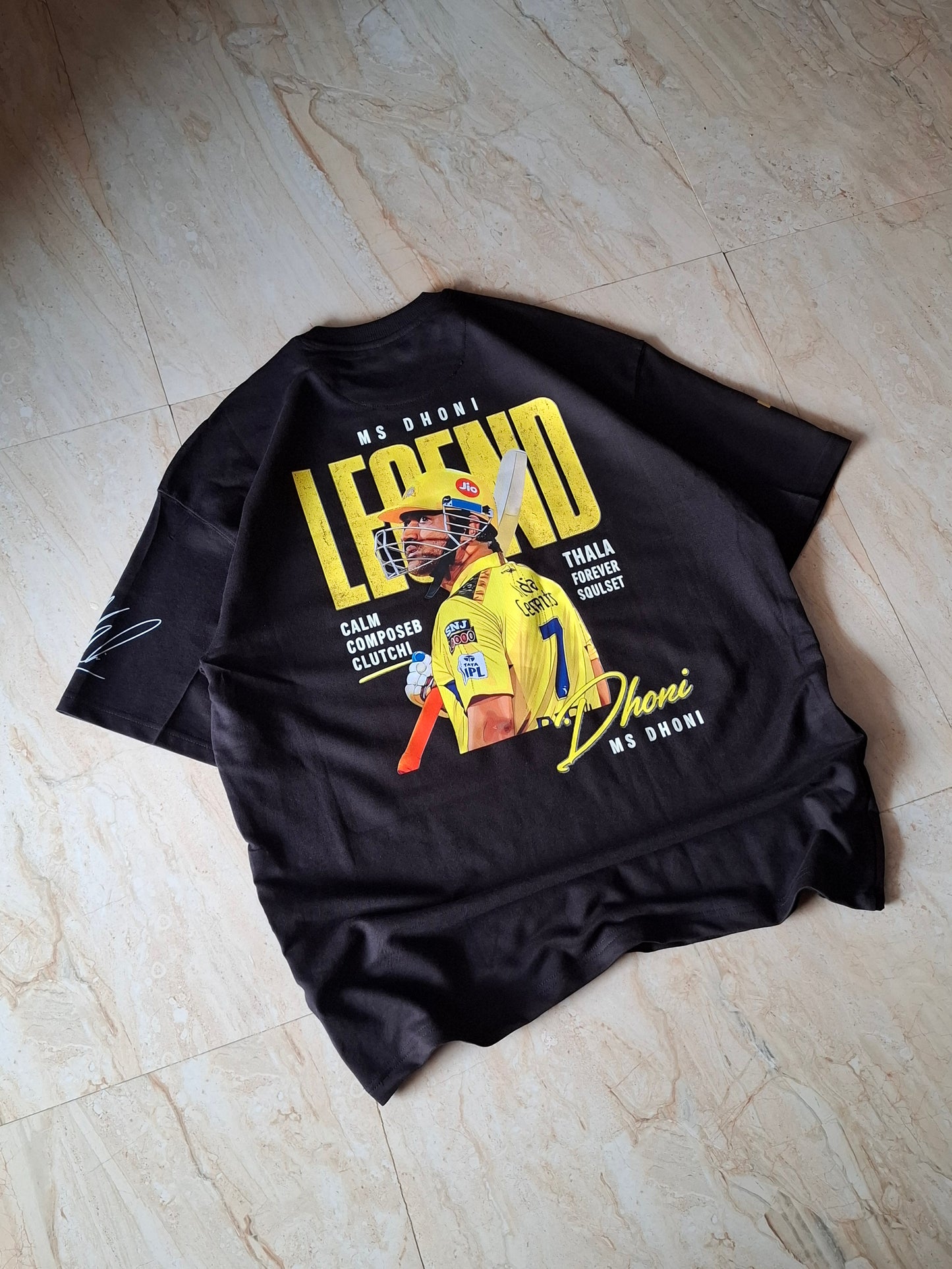 Mahi - The Legend Oversized Tshrit