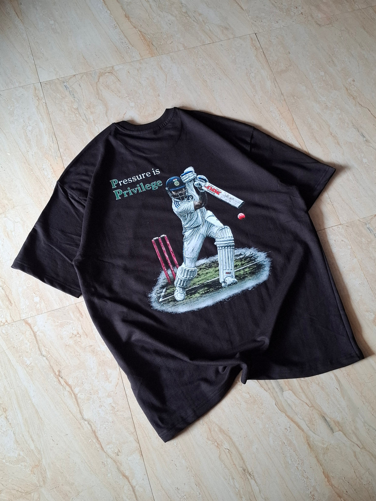 Pressure is Privilege – Premium Oversized T-Shirt