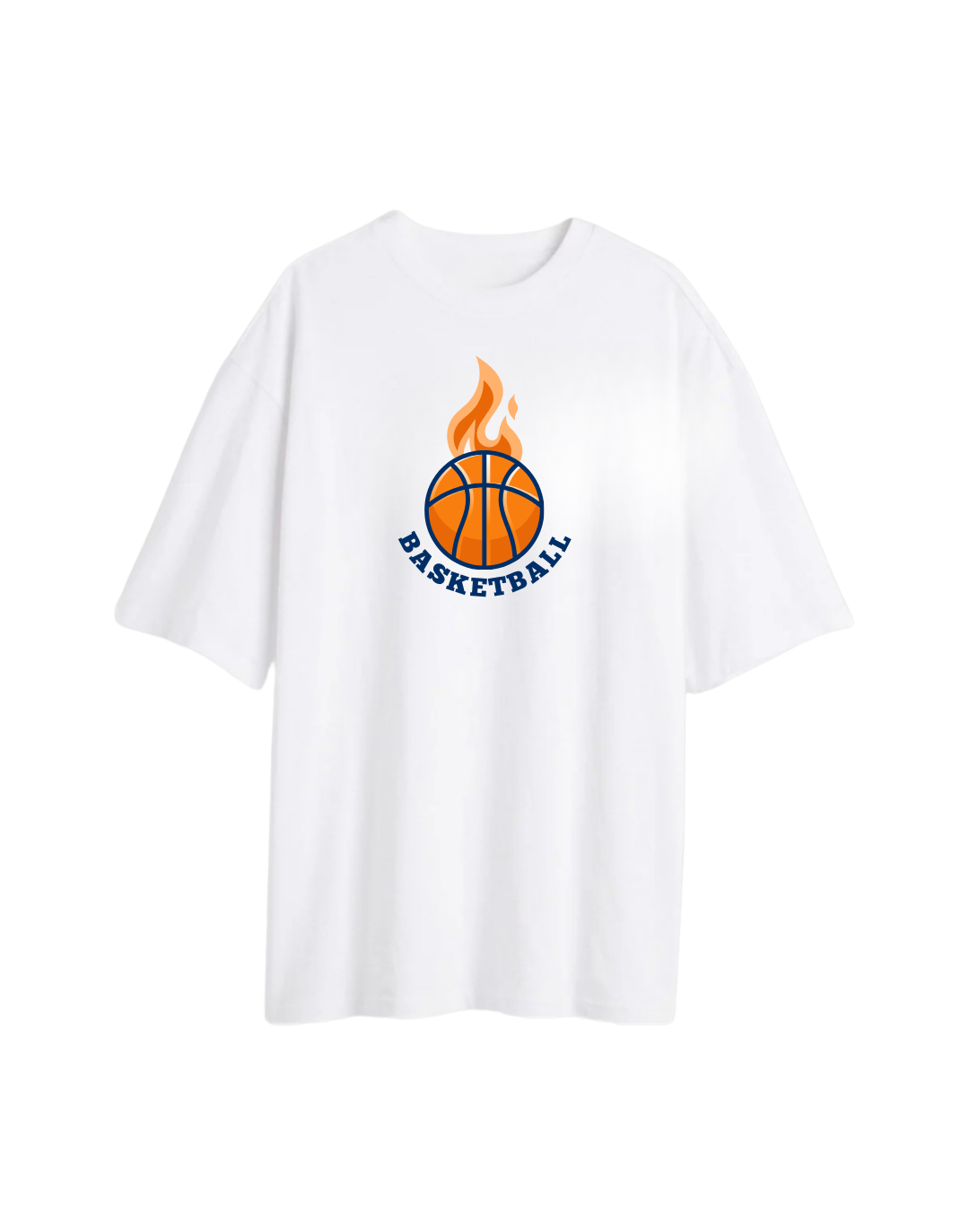 Basketball Oversized T-Shirt – Premium Cotton Streetwear