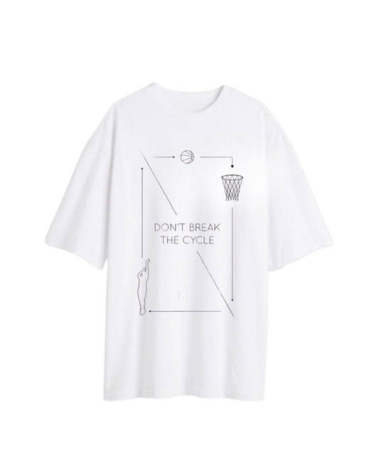 Don’t Break the Cycle Printed T-Shirt – Regular Fit Cotton Casual Wear