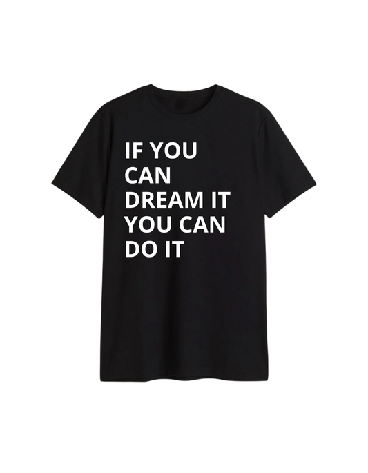 You Can Do It Printed T-Shirt for Men – Regular Fit Cotton Casual Wear