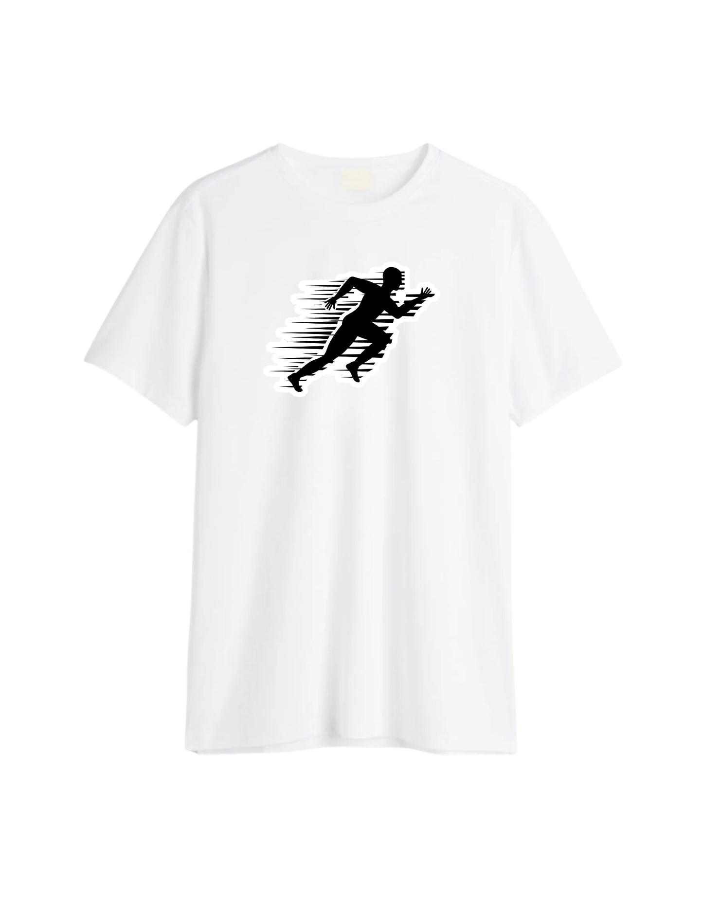 Speed Runner Printed T-Shirt – Premium Cotton | Sports & Fitness Wear
