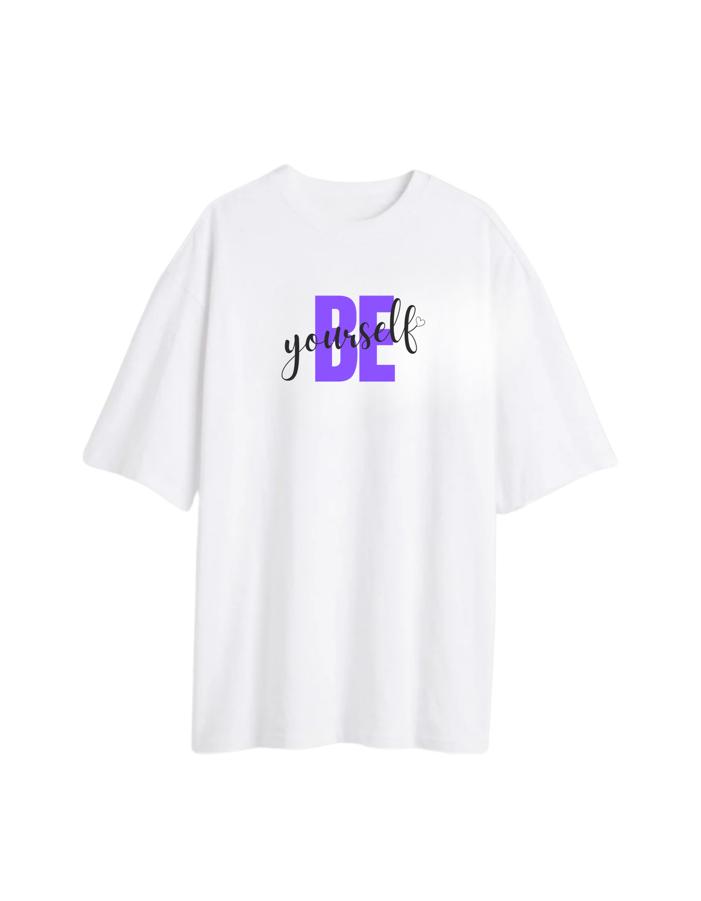 Be Yourself Printed T-Shirt for Men – Regular Fit Cotton Casual Wear