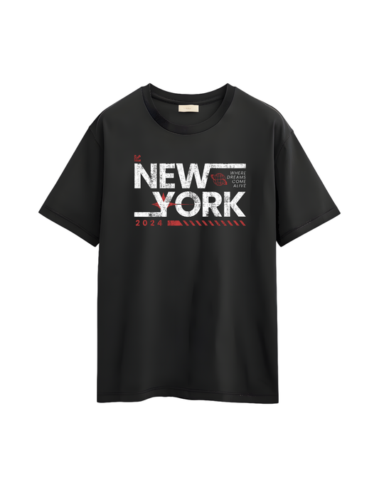 New York Graphic Regular Fit T-Shirt – 2024 Classic Urban Streetwear Tee